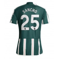 Moški Nogometni dresi Manchester United Jadon Sancho #25 Gostujoči 2023-24 Kratek Rokav